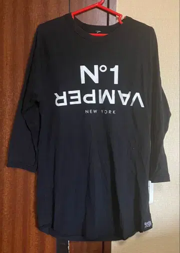 VAMPIRE LIFE 블랙 7부 소매 T셔츠 S