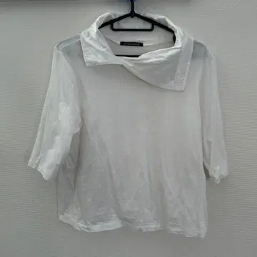 mizuiro ind 화이트 오부소매 T셔츠 S 사이즈 상당