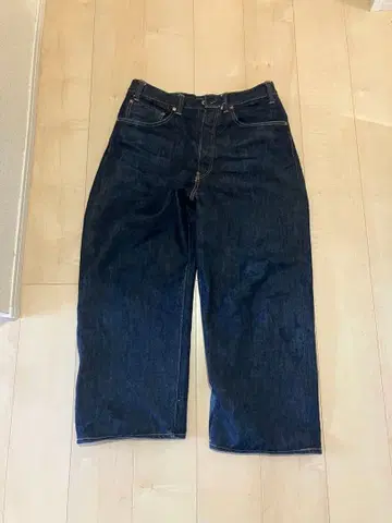 GOLD 14.25oz DENIM 5POCKET WIDE PANTS