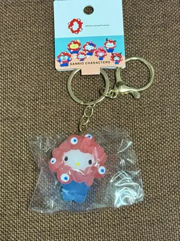 산리오 클리어 컬러 키링 미야쿠미야쿠 오사카 만박 헬로키티