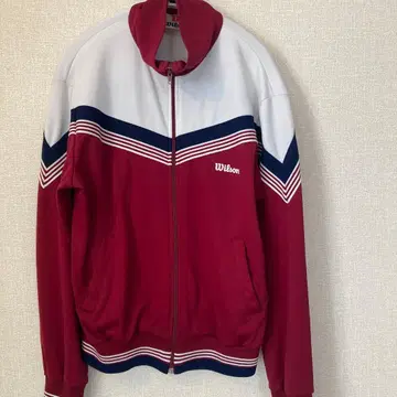 좋은 디자인 윌슨 Wilson 트랙 자켓 레드 화이트