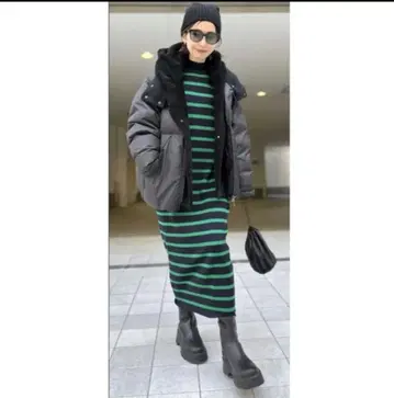 L'Appartement BORDER knit Onepiece