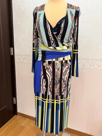 ETRO 페이즐리 무늬 원피스