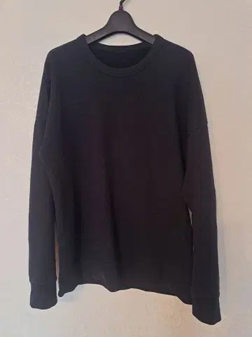 TEN-C 블랙 맨투맨 L