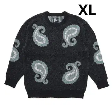 챌린저 BIG PAISLEY CARDIGAN 사이즈 XL 블랙