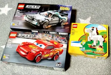 가격 인하! 레고 3점 미사용 새상품 스피드 챔피언 델로리안 카즈 토끼
