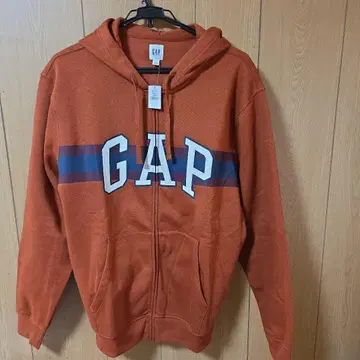 GAP 오렌지 집업 후디 L