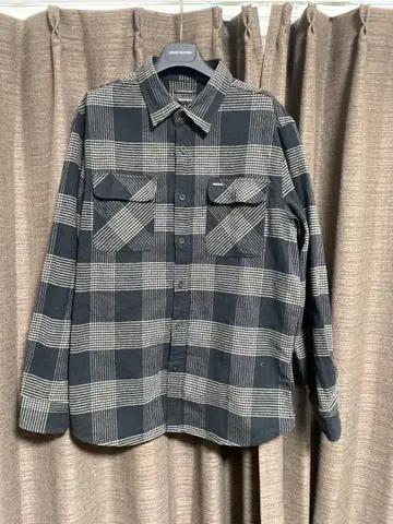 Brixton 체크 무늬 플란넬 셔츠 브릭스턴 L