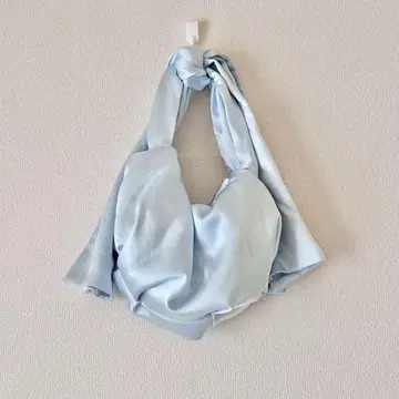 yae 리본 백 블루