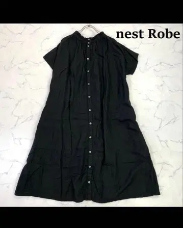 새상품급 네스트로브 3way 드레스 원피스 린넨 블랙