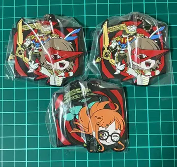 페르소나 5 더 로얄 캡슐 러버 마스코트 크로우 네비 3개 세트