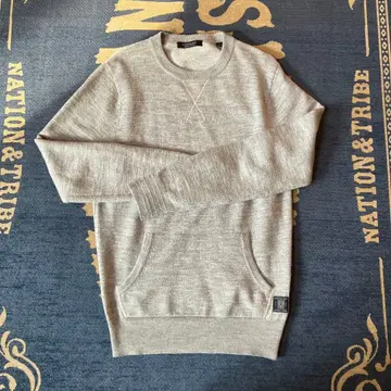 SCOTCH&SODA 그레이 크루넥 스웨터