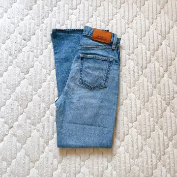 MOUSSY 마우지 데님 플레어 팬츠 라이트 블루 25인치