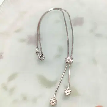 5718#0103SV925 라리엣 목걸이 (플라워 모티브) 1227