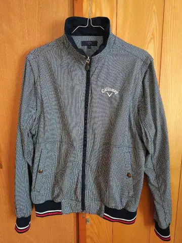 Callaway 하운드투스 패턴 자켓/베스트 M