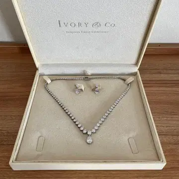 IVORY & Co. 목걸이 귀걸이 세트