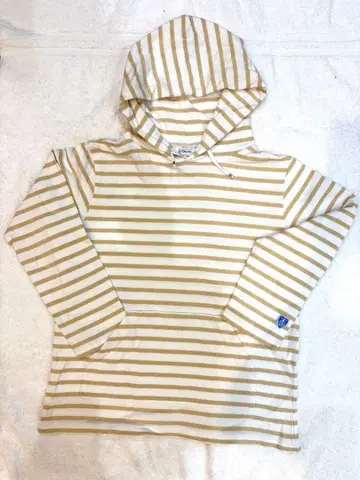 ORCIVAL 보더 후드 부착 7~8분 소매 티셔츠 사이즈 1 (S~M)