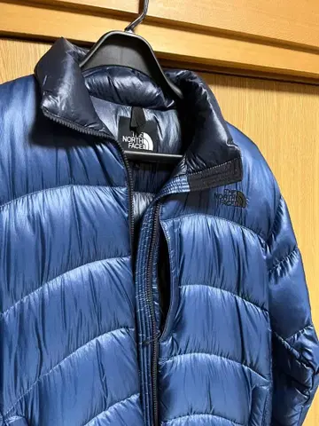THE NORTH FACE 블루 네이비 다운 자켓 L
