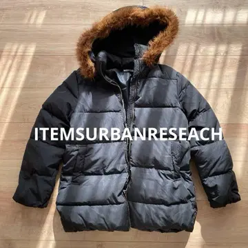 아이템즈 어반 리서치 인조 모피 다운 자켓