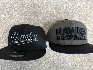 Hawks 야구 모자 2개 세트