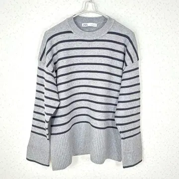 ZARA 보더 니트 스웨터 M 미사용