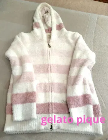 gelato pique 후드 부착 룸웨어 핑크