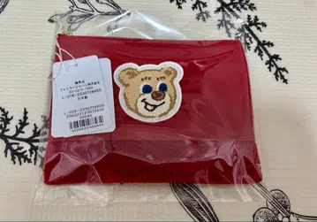 새상품 페이러/LOVERARY 올드 테디 와펜 파우치 와인