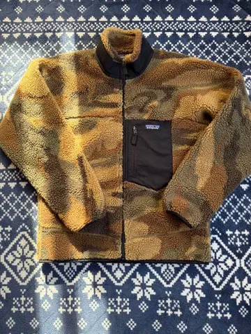 patagonia 카모플라쥬 플리스 자켓