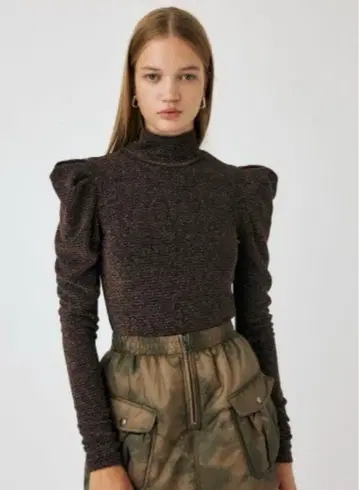 MOUSSY POINT SHOULDER GLITTER 상의