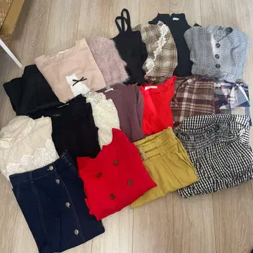 여성용 의류 묶음 판매 M, L 18점