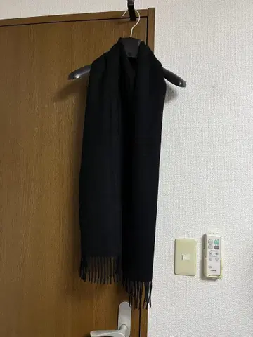 바니스뉴욕 캐시미어 스카프 머플러 새상품 블랙