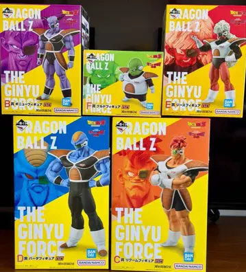 당일 발송! 제일복권 드래곤볼 기뉴 특전대 5체 세트 컨디션 최상!