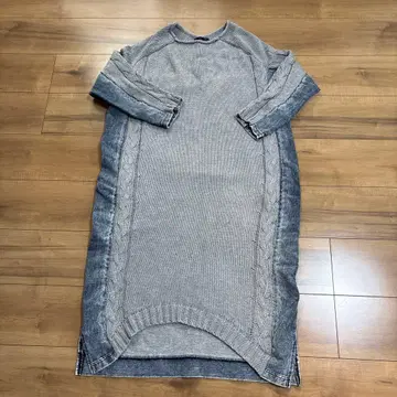 그레이 니트 원피스 F 사이즈