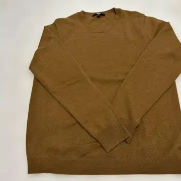 [ 캐시미어 ] UNIQLO 브라운 긴팔 스웨터 XL