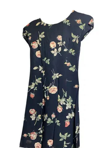 DONNA RICCO 네이비 꽃무늬 원피스 사이즈 4