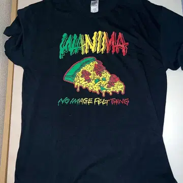 WANIMA GILDAN 피자 디자인 T셔츠 XL