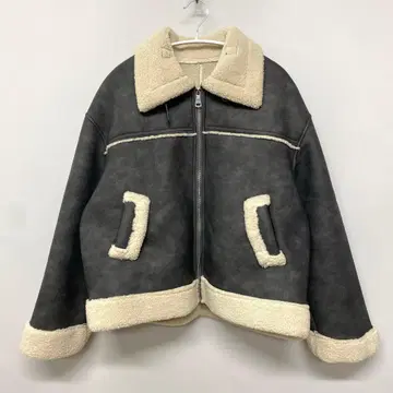 GRL 그레일 옷깃 2Way 무스탕 자켓 F