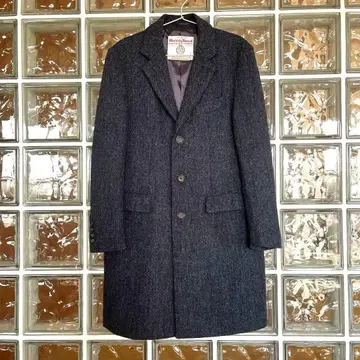 해리스 트위드 체스터 코트