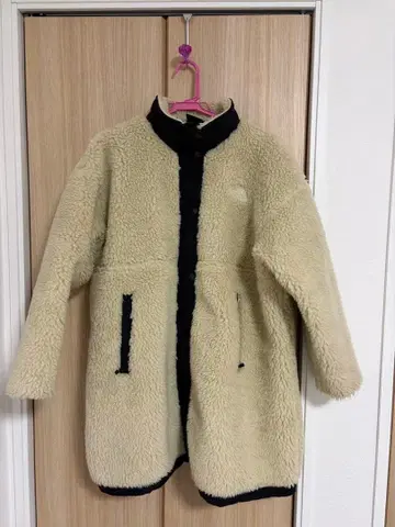 THE NORTH FACE 플리스 자켓 크림색