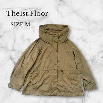 더 퍼스트 플로어 자켓 블루종 후드 부착 캐주얼 방한 카키