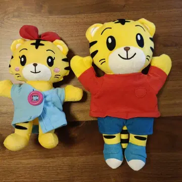 호비(시마지로) 핸드 퍼펫과 하나짱 봉제 인형 세트