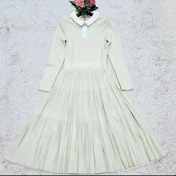 택 포함 토카 LUNA 니트 원피스 2021 모델 손세탁 가능 M