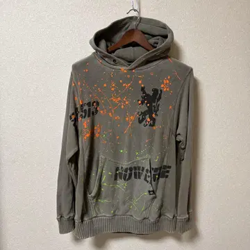 레어 BURDEN 풀오버 후드티 후디 페이드 구제 의류 빈티지