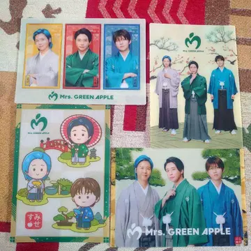 [컴프] Mrs. GREEN APPLE 오리지널 비주얼 시트 전 4종