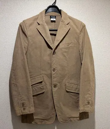 베이지 코튼 100% 테일러 자켓