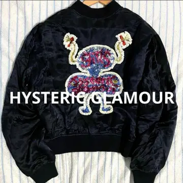[분위기 발군] 90's HYSTERIC GLAMOUR 블랙 장식 스카잔