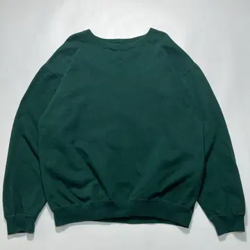 90s 올드 갭 USA제 맨투맨 L~ 그린 무지 전V 7587