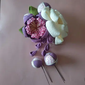 츠마미자이쿠 머리 장식 성인식 졸업식 결혼식