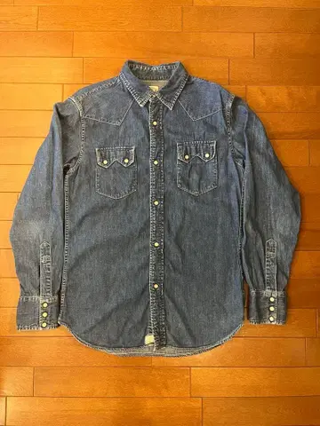 orSlow 웨스턴 스타일 데님 셔츠 긴팔