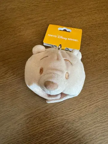 디즈니 팬캡 키체인 푸우 베이지